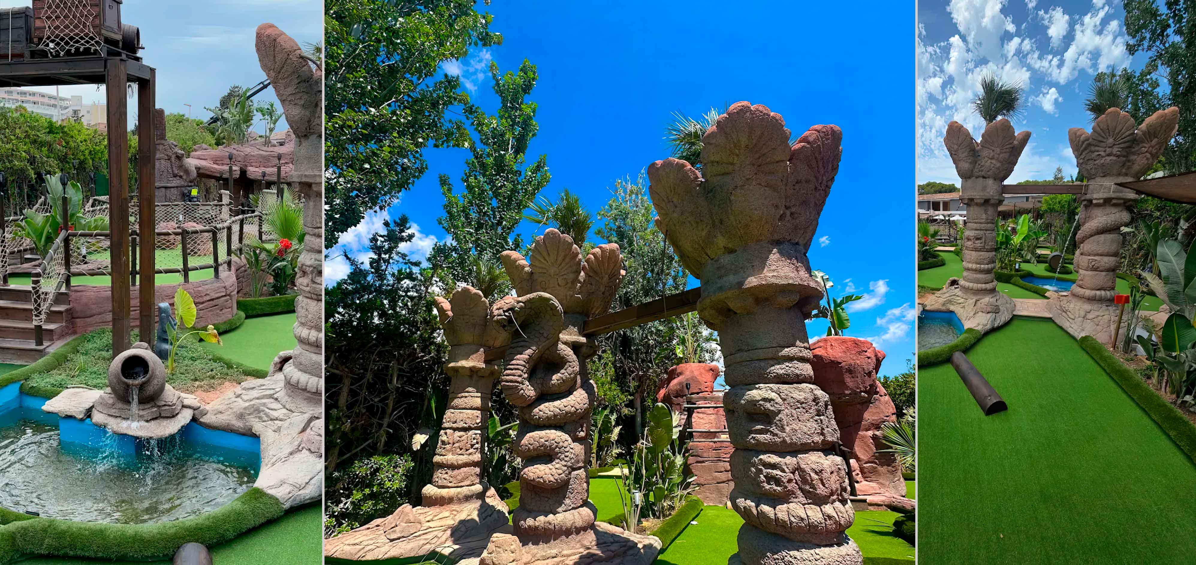 empresa de diseño de minigolf temático construcción de parques de minigolf