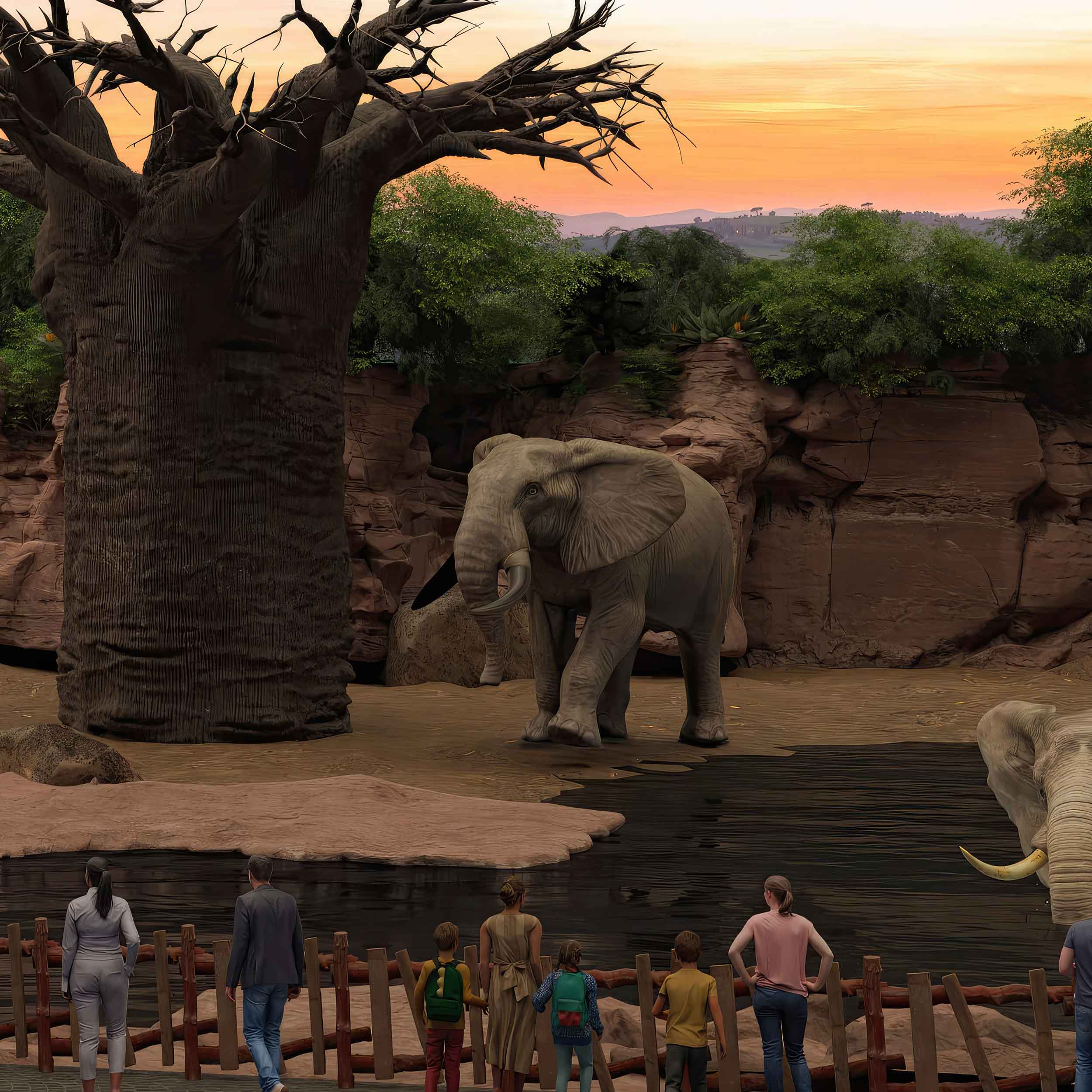 Servicios de diseño de parques zoologicos